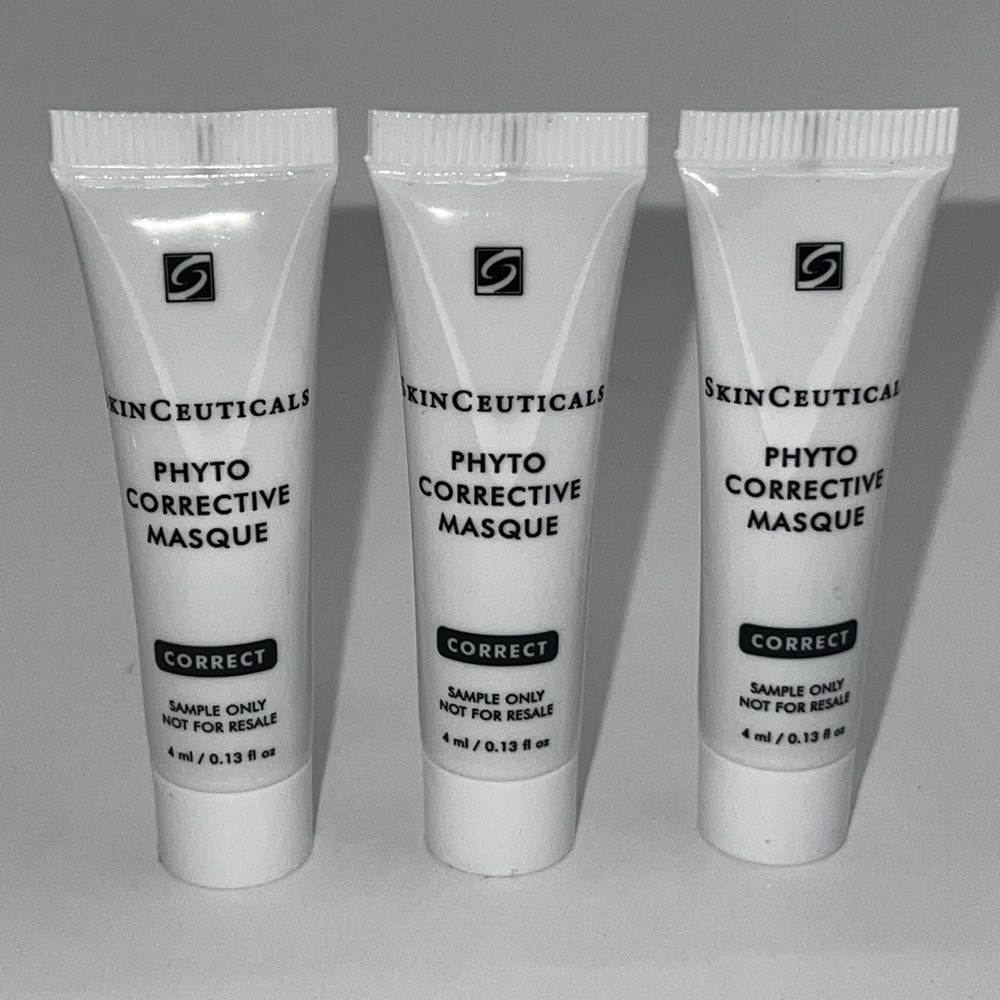3 x Skinceuticals Phyto Corrective Calming Face Mask Masque 4 ml samples